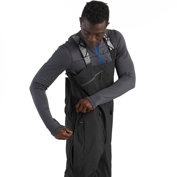Outdoor Research x Arcade Men's Carbide Ski Snow Bibs Solid Black Medium - Picture 3 of 16